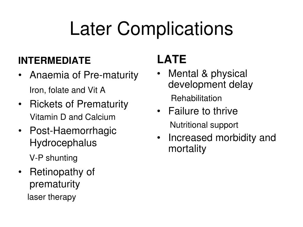 Complications of Preterm Baby PPT: A Practical Guide