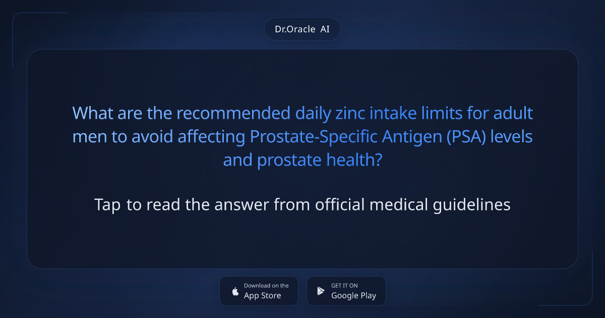 Does Zinc Lower PSA Levels? What the Science Really Says