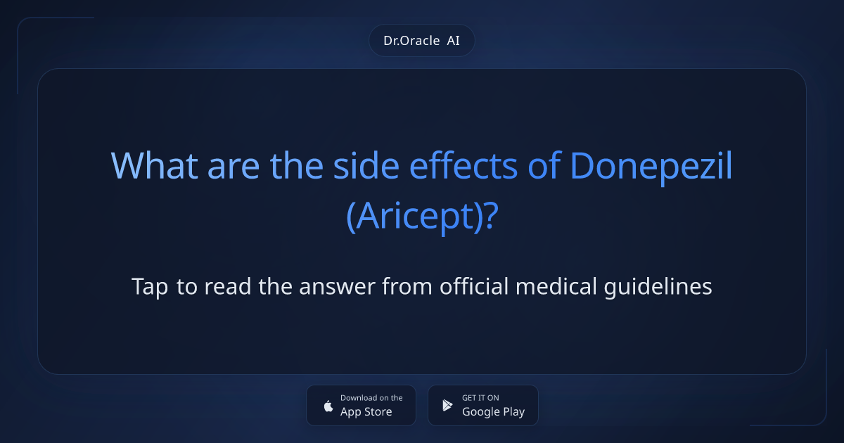 Long‑Term Side Effects of Donepezil You Should Know