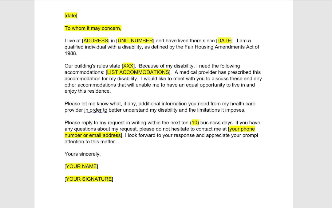 ADHD Work Accommodations Letter: Quick Guide & Samples