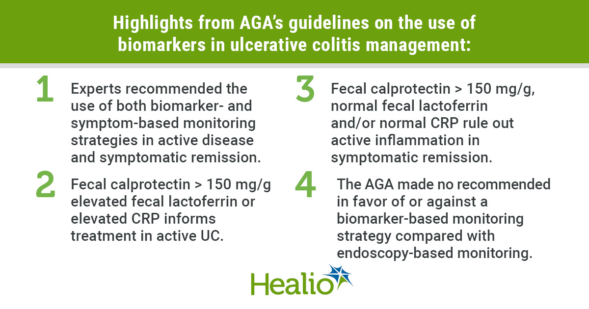 AGA Guideline: Biomarkers for Ulcerative Colitis Care