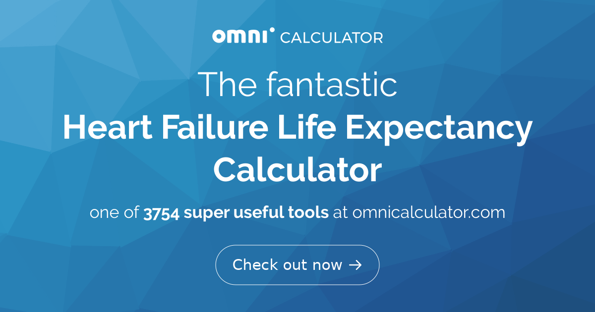 Heart Failure Life Expectancy Calculator: Simple Guide