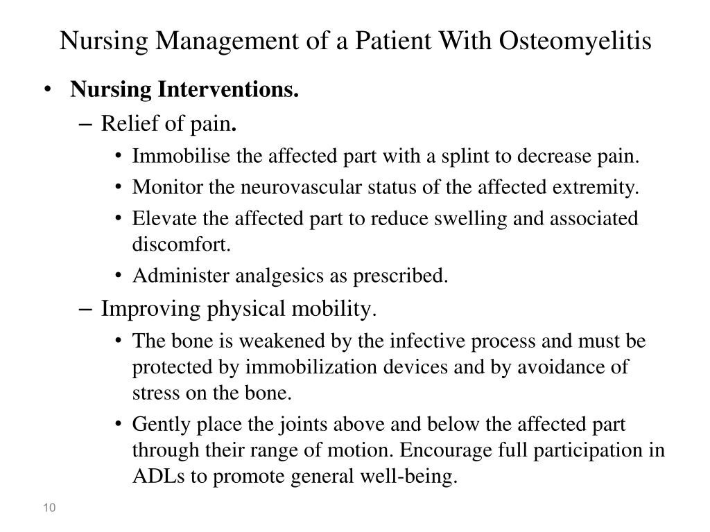 Osteomyelitis Physiotherapy Management PPT – Quick Guide