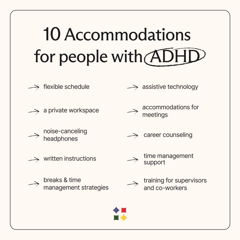 Work Accommodations for ADHD & Anxiety: Practical Guide