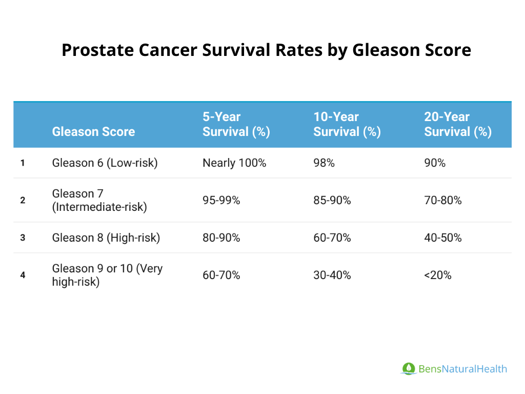 Stage 2 Prostate Cancer 10‑Year Survival Rate Overview
