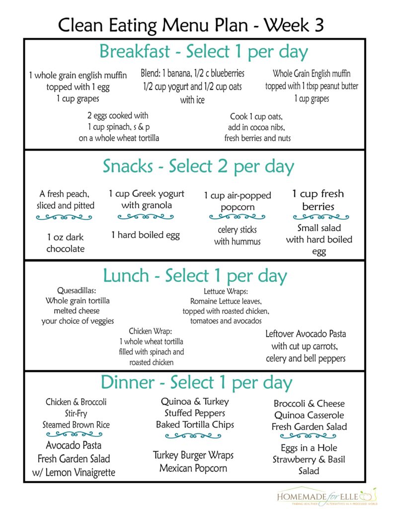 21 Day Clean Eating Meal Plan PDF – Download Guide