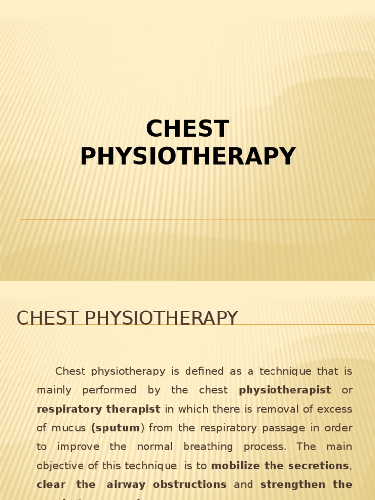 Chest Physiotherapy PDF – Free Guide & Safety Tips