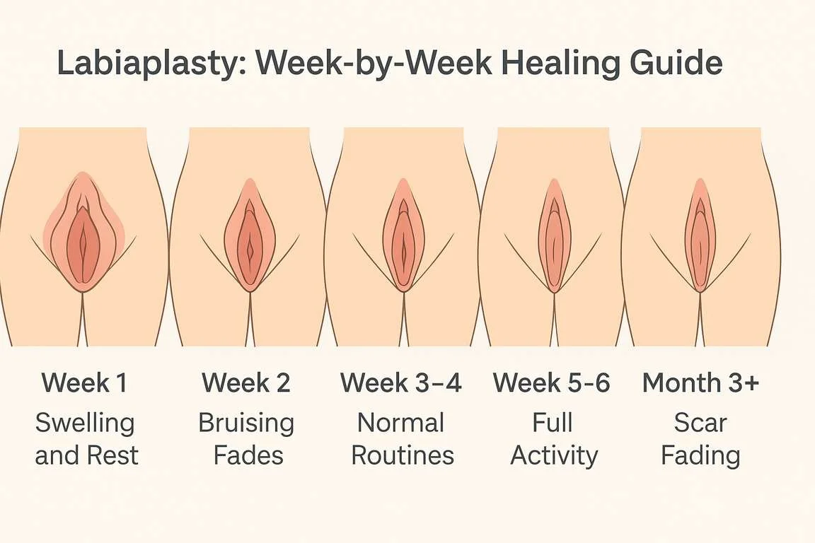 Labiaplasty Recovery Timeline: What to Expect Week by Week