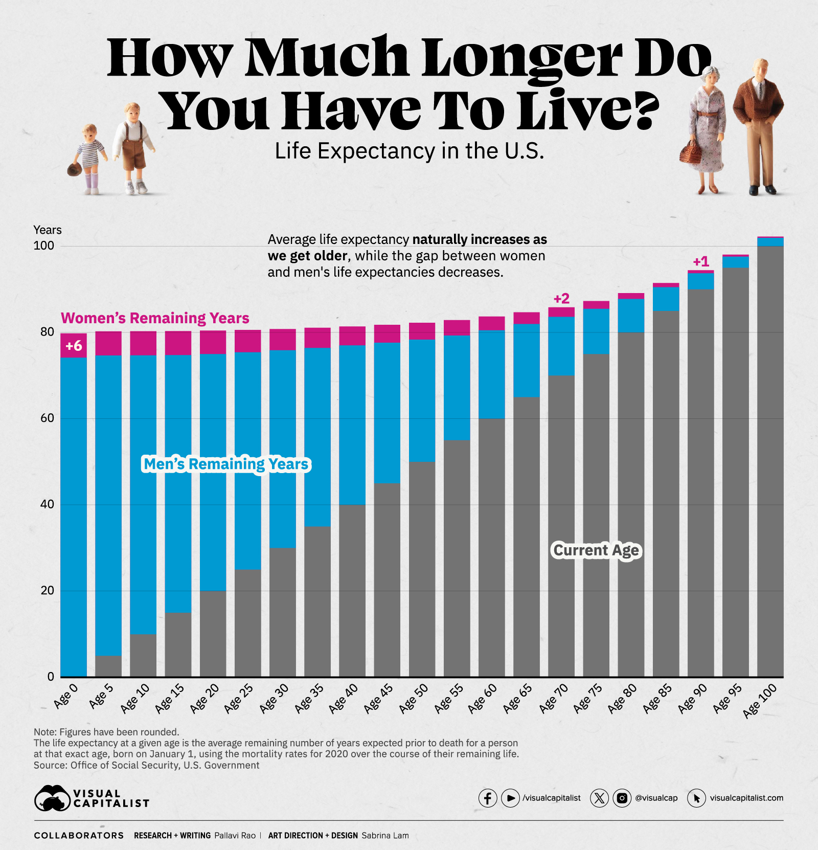 Life Expectancy by Age & Gender – Quick Answers & Tables