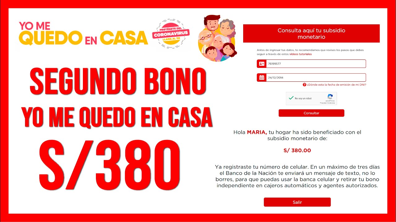 2 Bono Yo Me Quedo En Casa