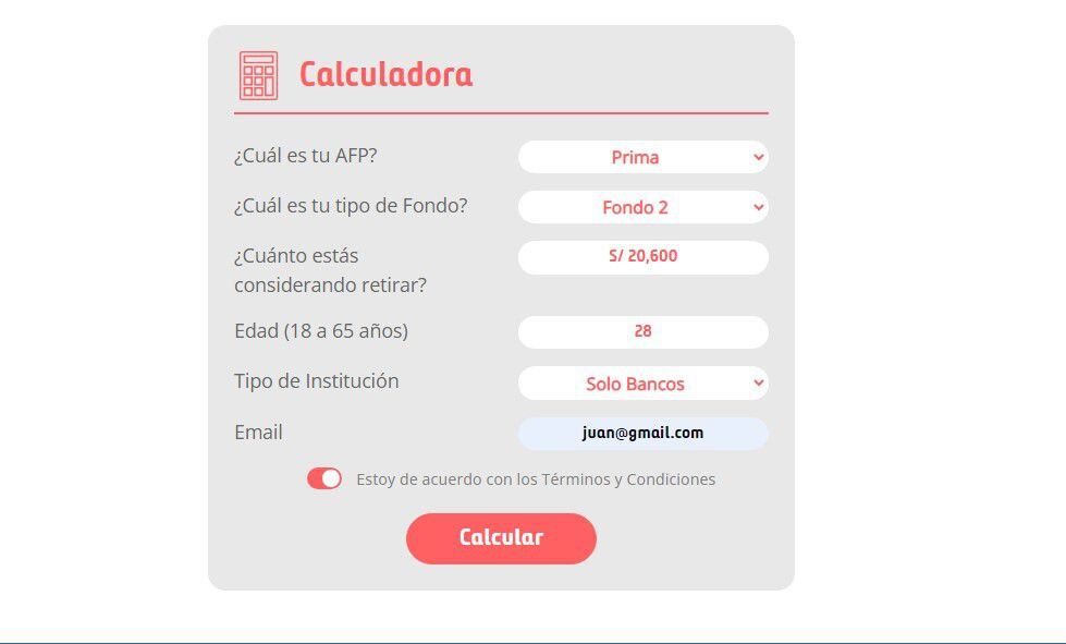 AFP Calculadora