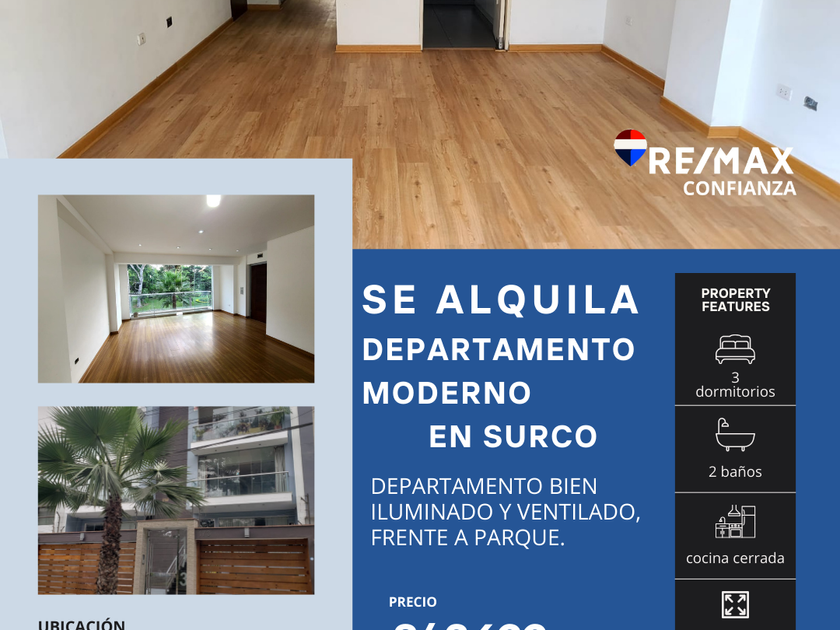 Alquiler Departamento Surco