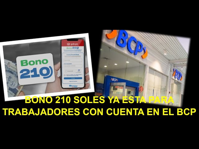 Bono 210 Soles Banco Bcp