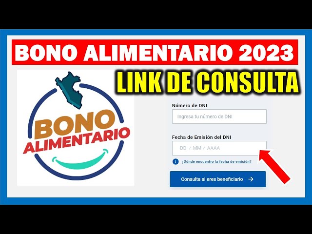 Bono Alimentario Link De Consulta 2021