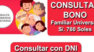 Bono Familiar Universal Consulta Con Dni