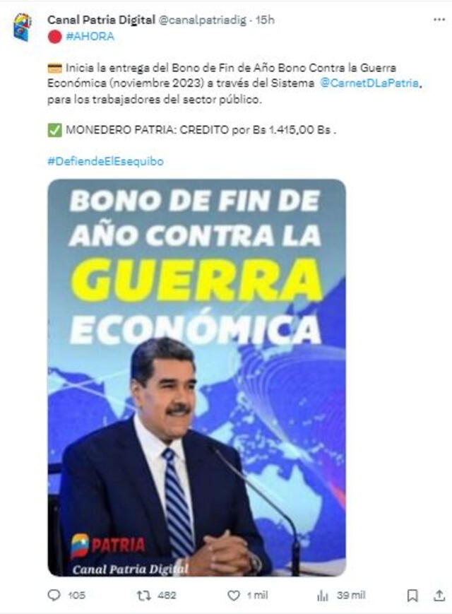 Bono Para Trabajadores Del Sector Publico