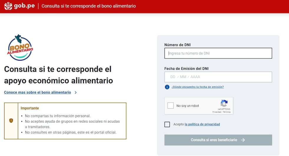 Bono Solidario 2023 Link Consulta Dni