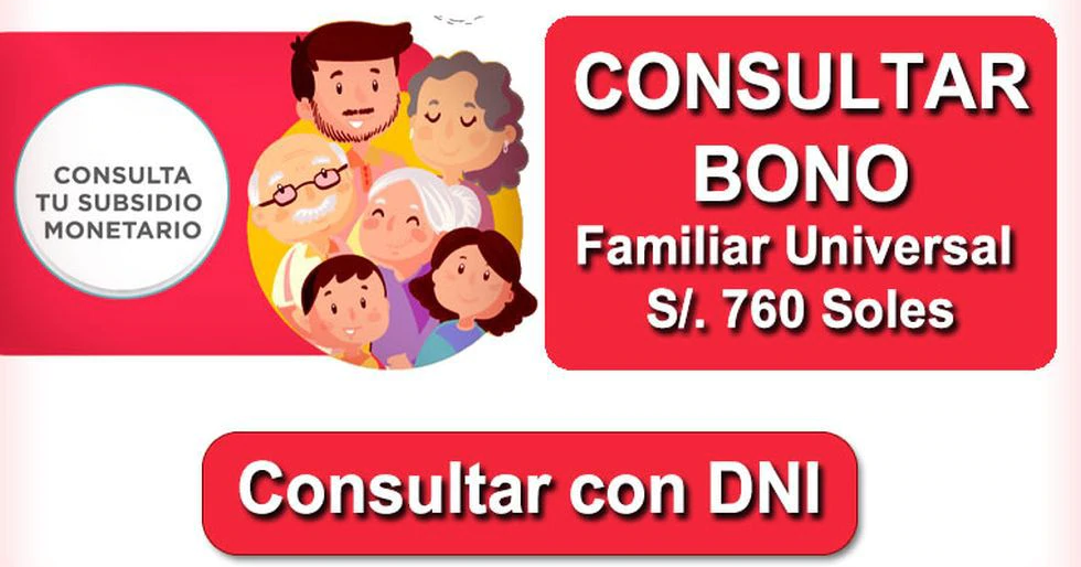 Bono Universal De 760 Soles