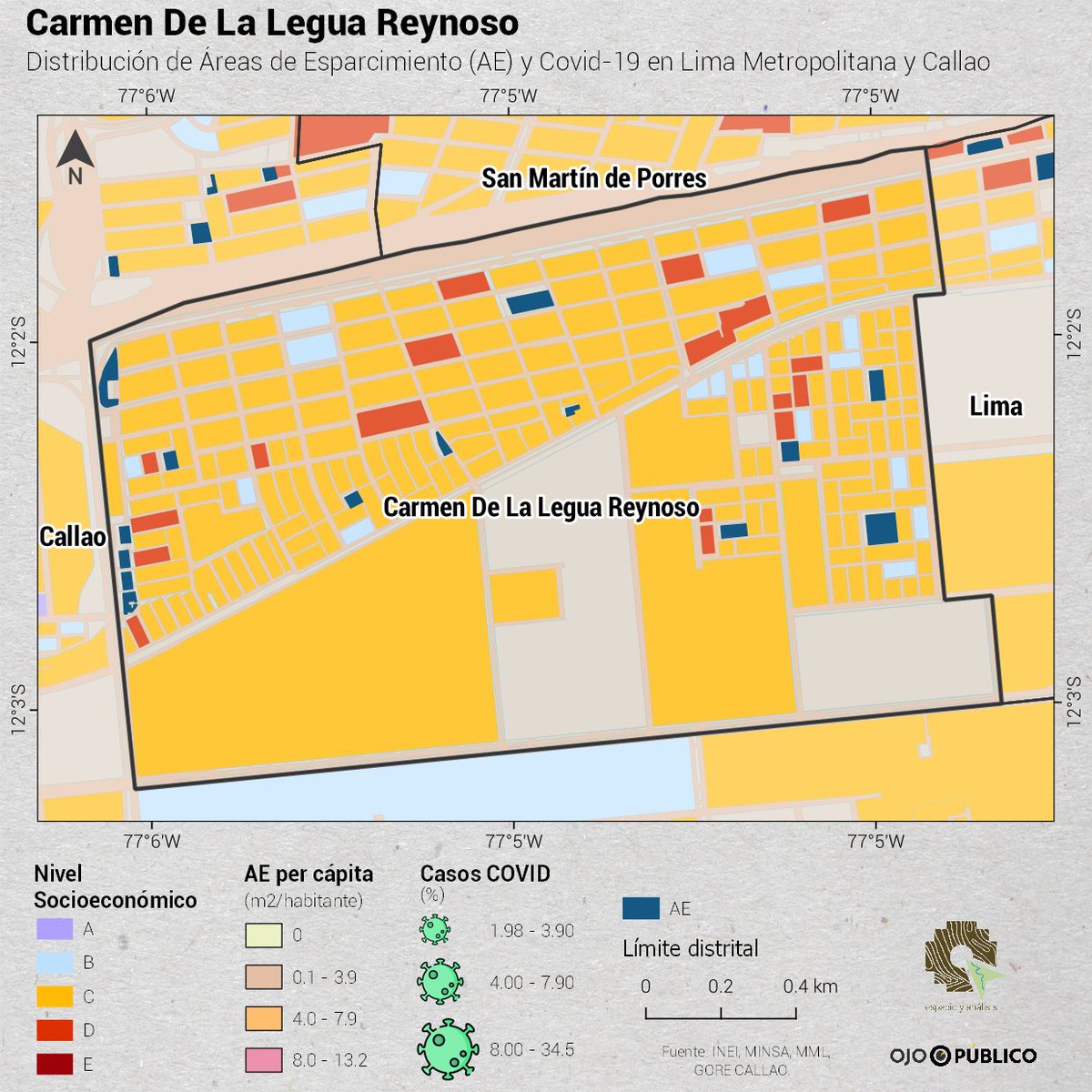 Carmen De La Legua Reynoso Mapa