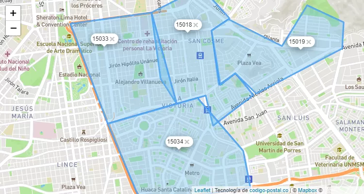 Codigo Postal De La Victoria