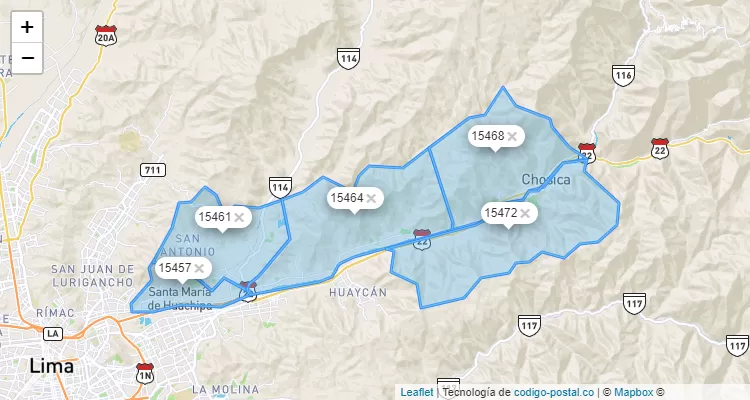 Codigo Postal De Lurigancho Chosica