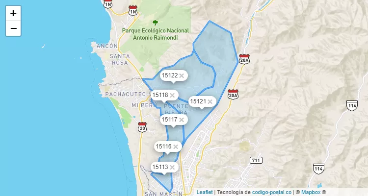 Codigo Postal De Puente Piedra