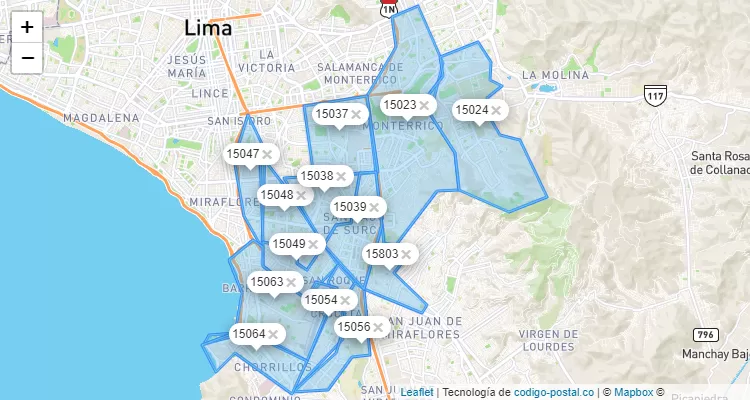 Codigo Postal Santiago De Surco