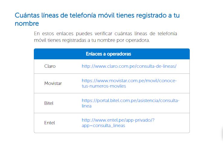 Como Saber Cuantas Lineas Tengo A Mi Nombre