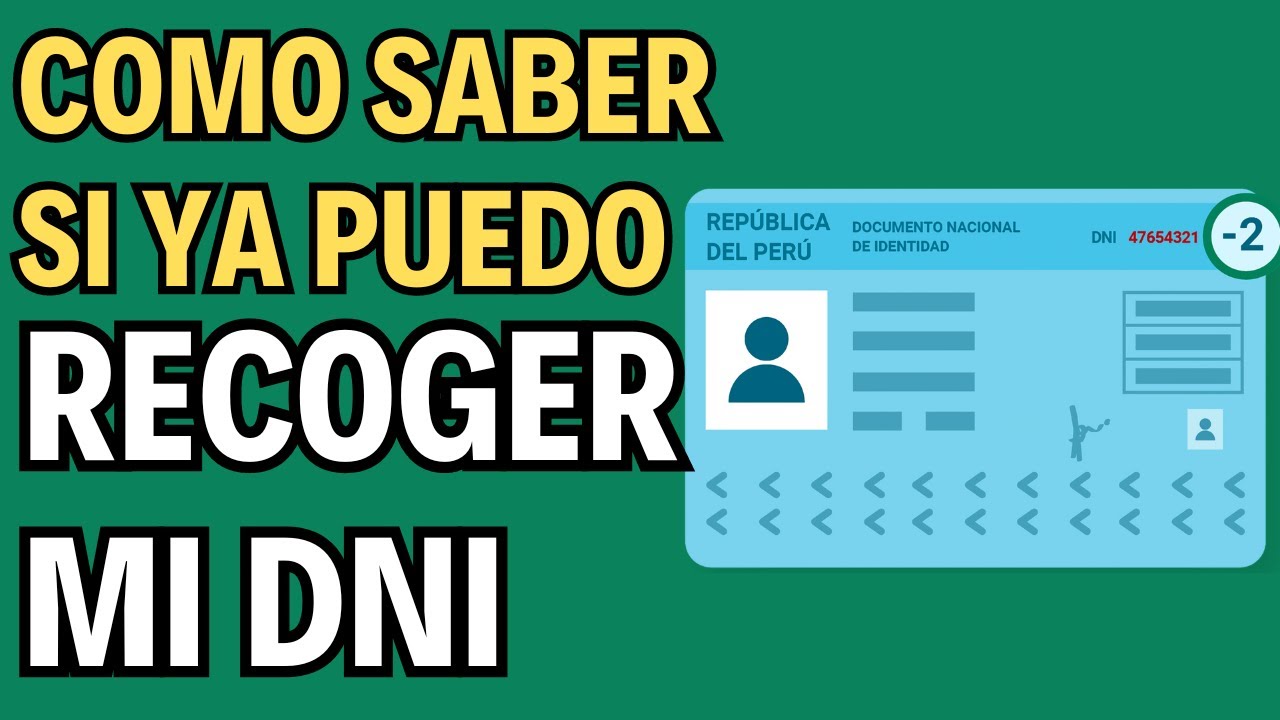 Como Saber Si Mi Dni Esta Listo
