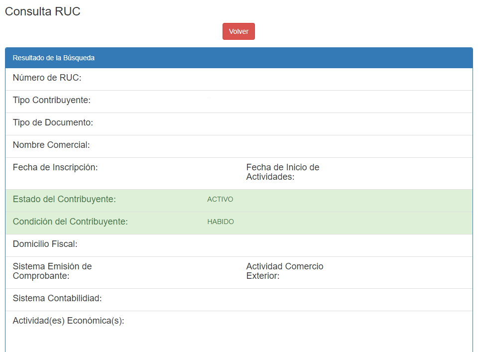 Como Saber Si Mi Ruc Esta Activo