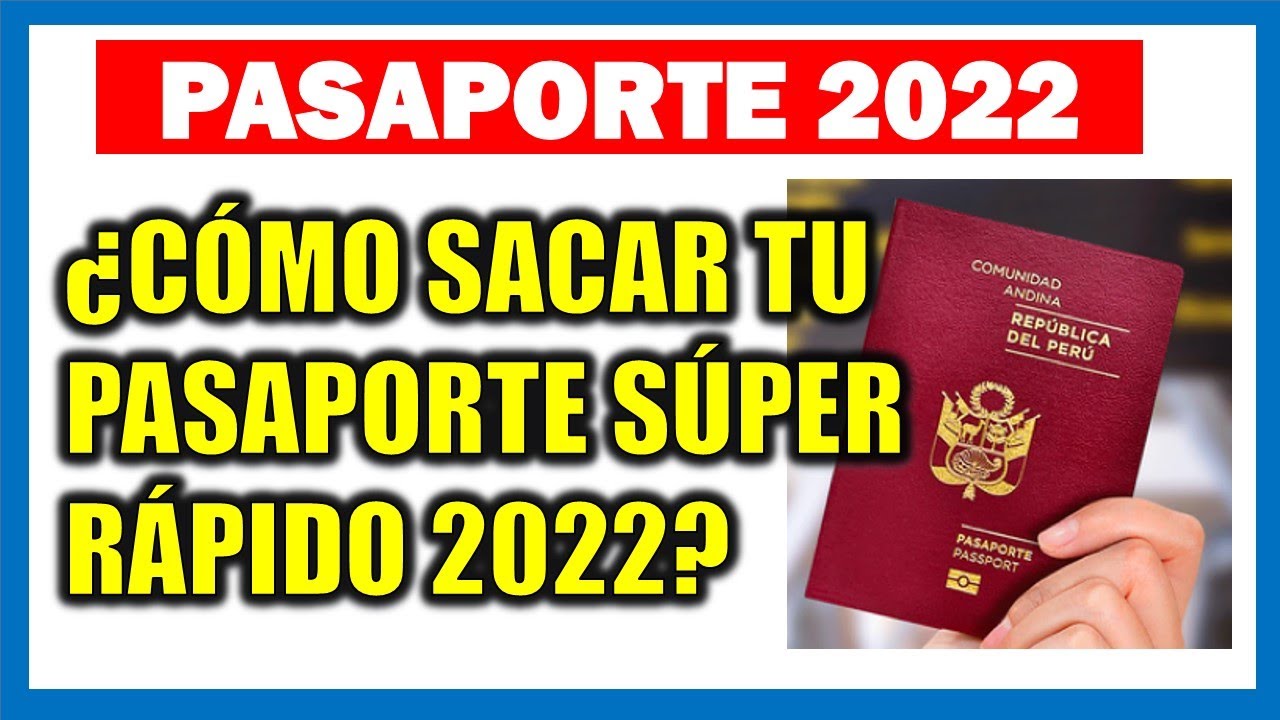 Como Sacar Pasaporte En Peru