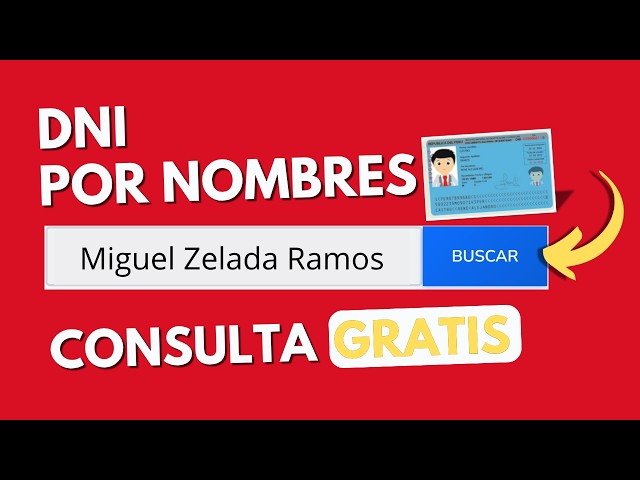 Consulta De Dni Por Nombre