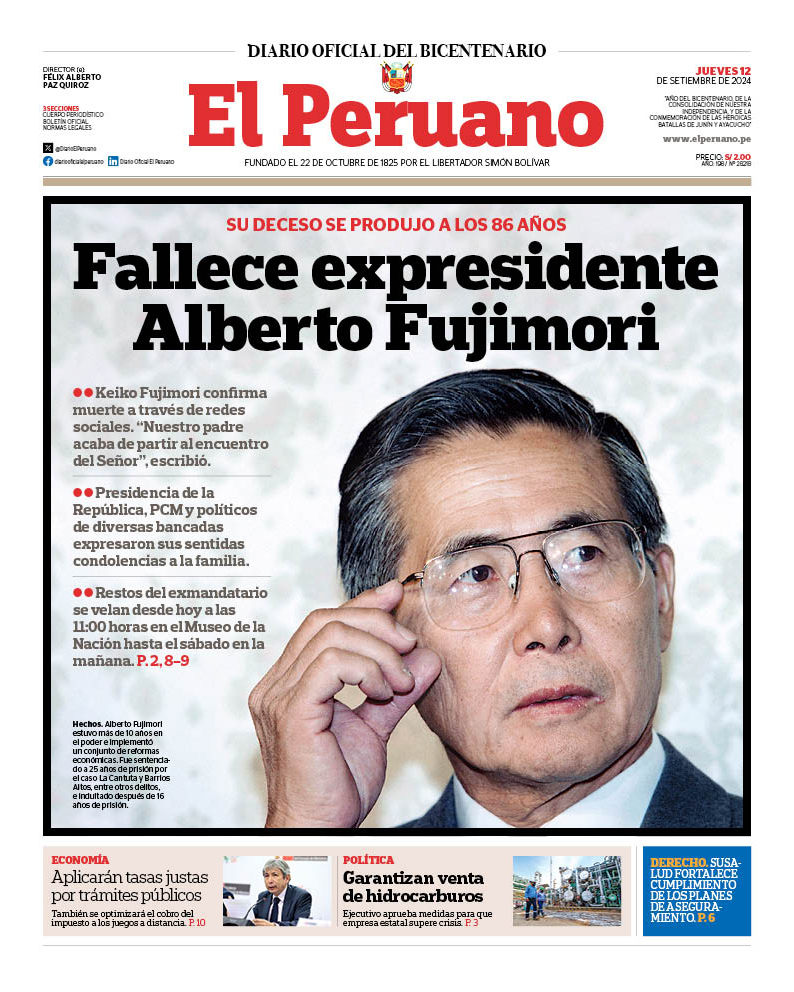 Diario El Peruano Publicaciones Hoy