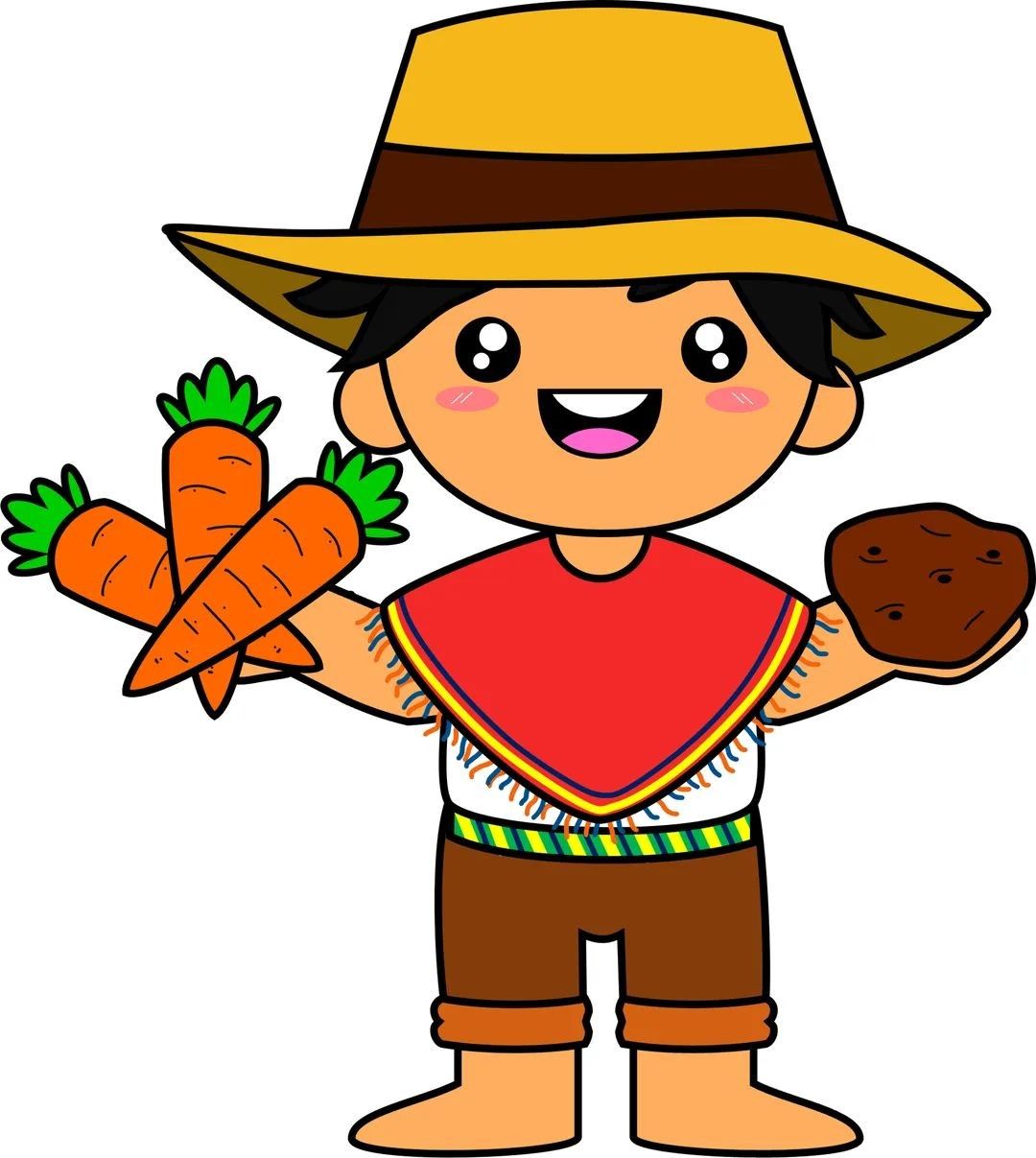 Dibujo Del Día Del Campesino