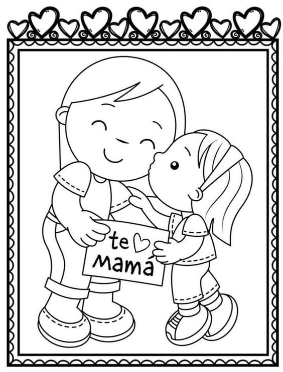 Dibujos Del Día De La Madre Para Niños