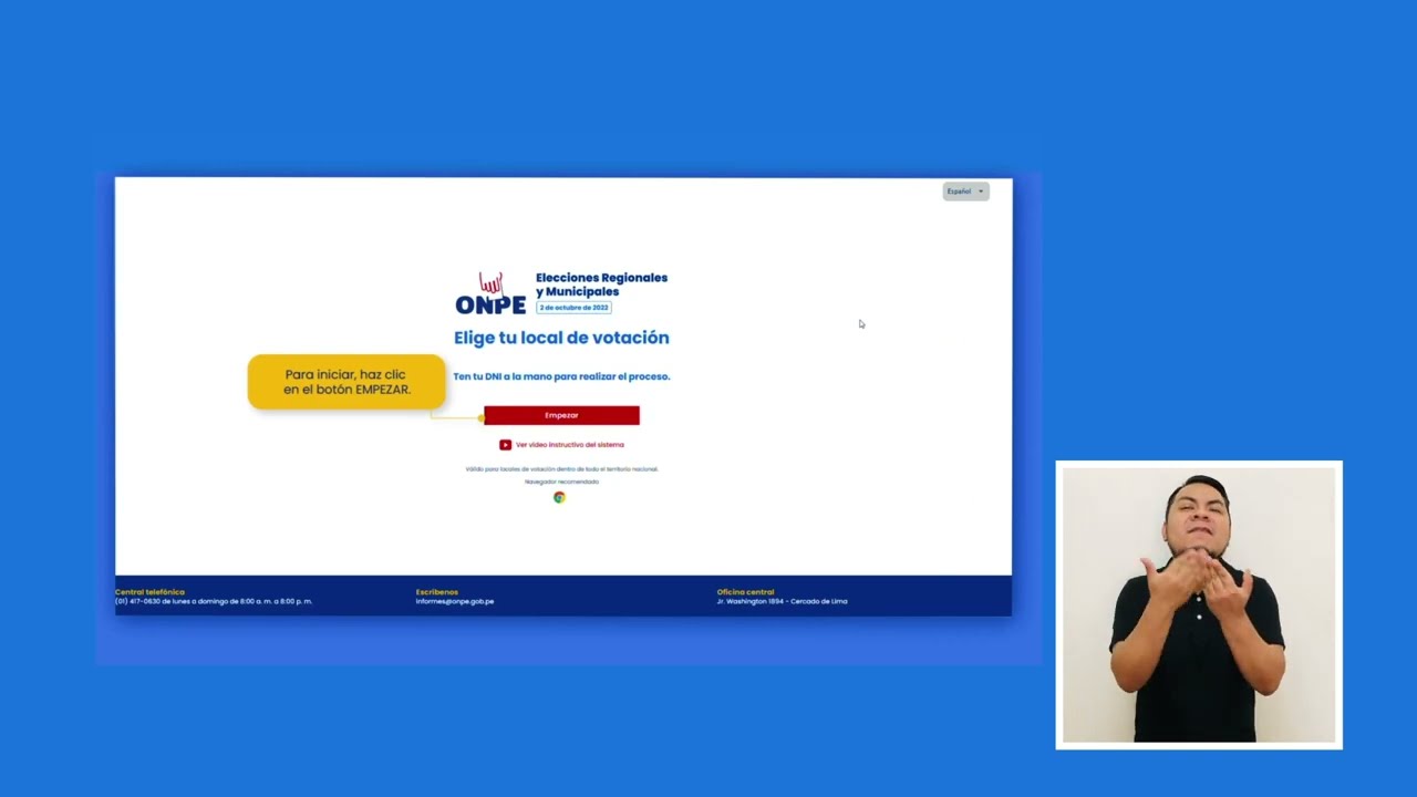 Donde Me Toca Votar 2022 Perú