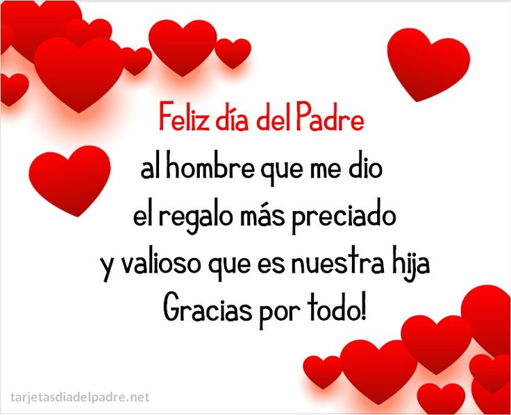 Feliz Día Del Padre Mi Amor Carta