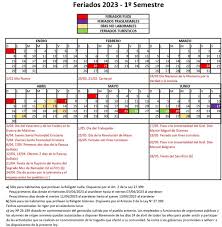 Feriados Y Dias No Laborables 2023