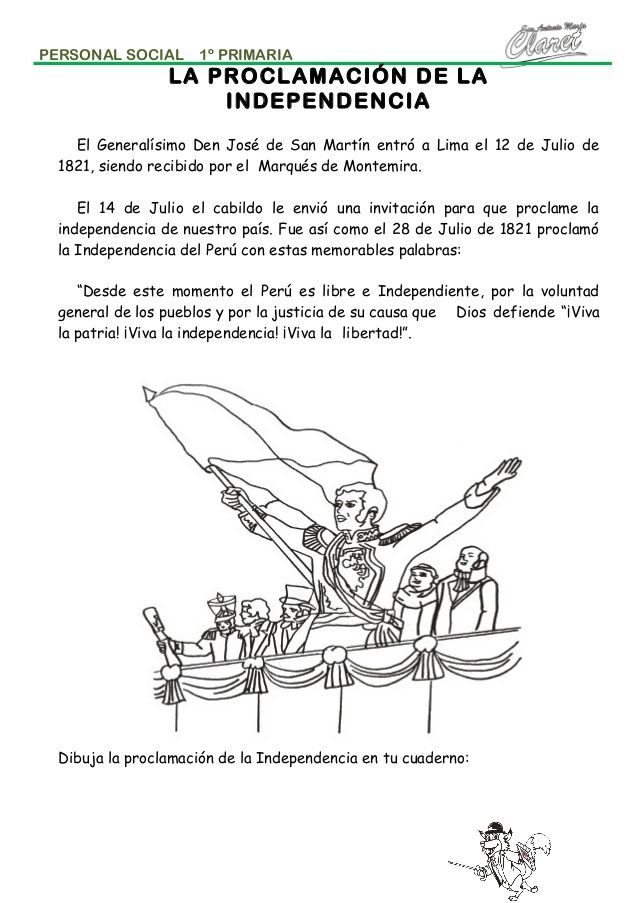 Historia De La Independencia Del Perú Para Niños