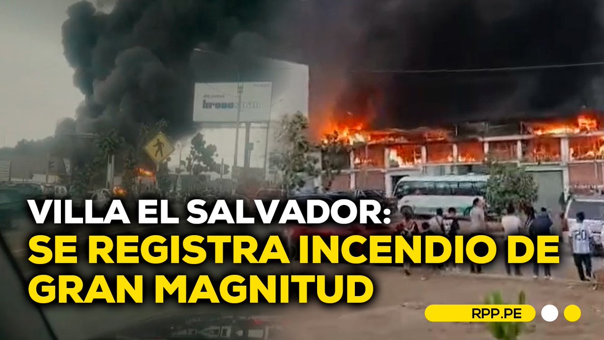 Incendio En Villa El Salvador