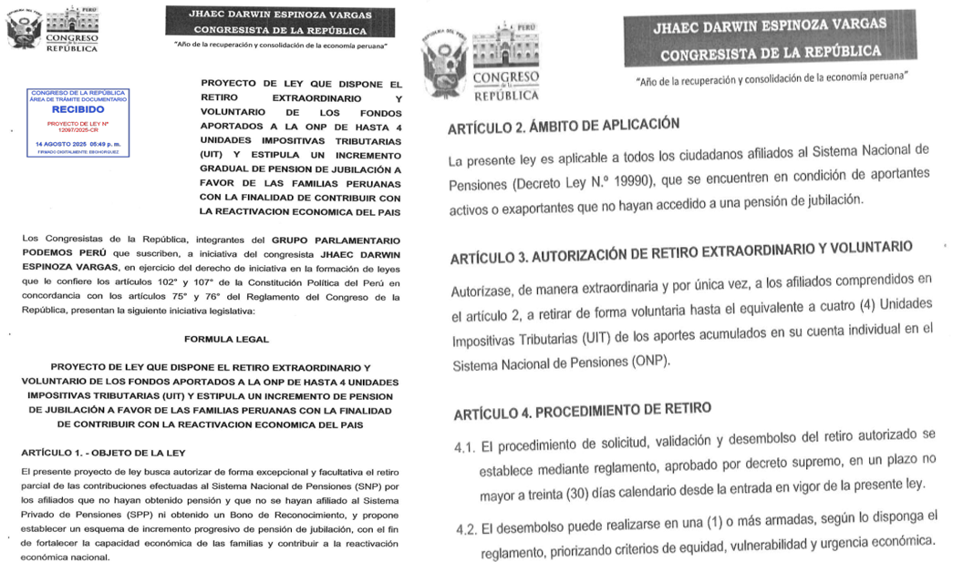 Ley De Retiro De Onp