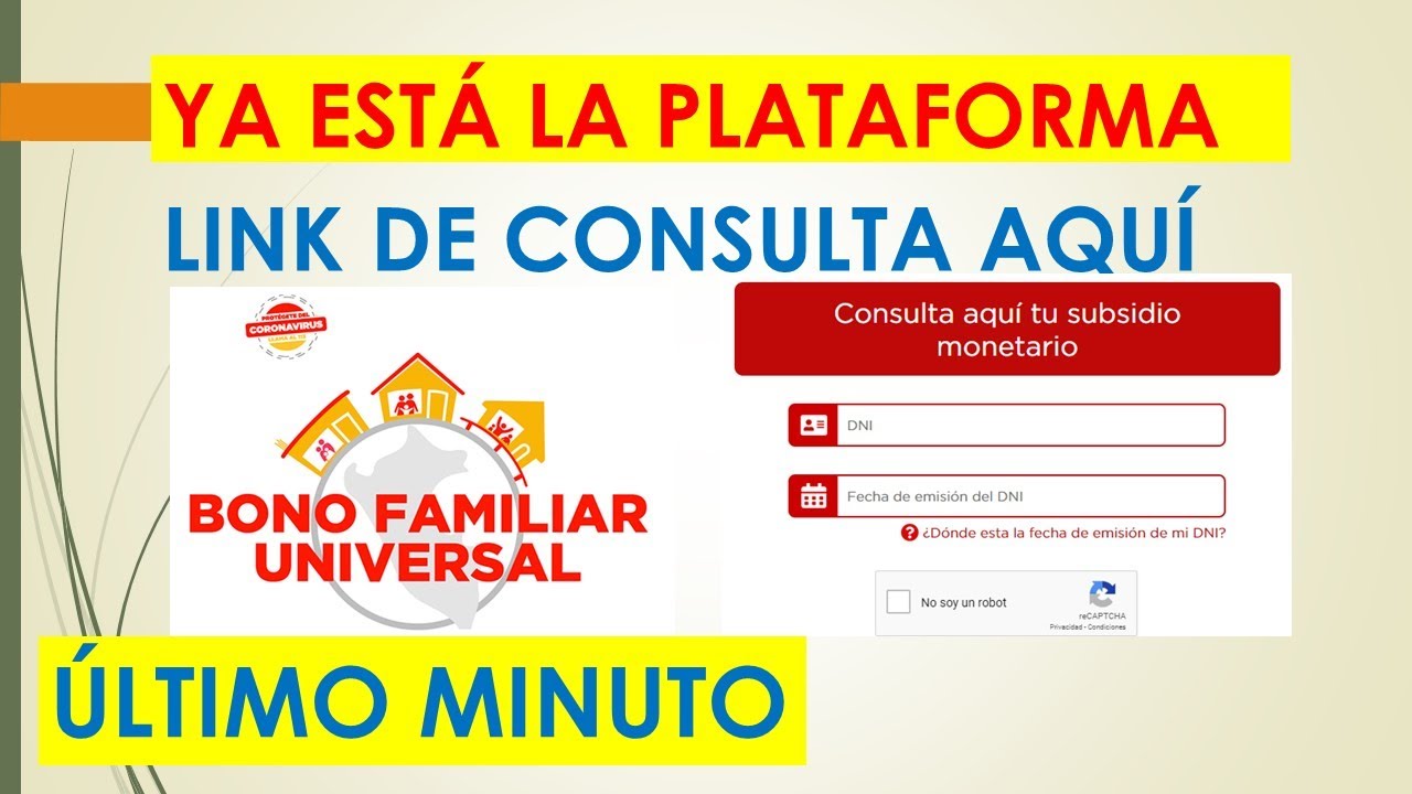 Link Del Tercer Bono Universal