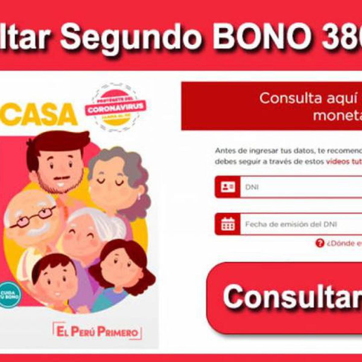 Link Segundo Bono Yo Me Quedo En Casa