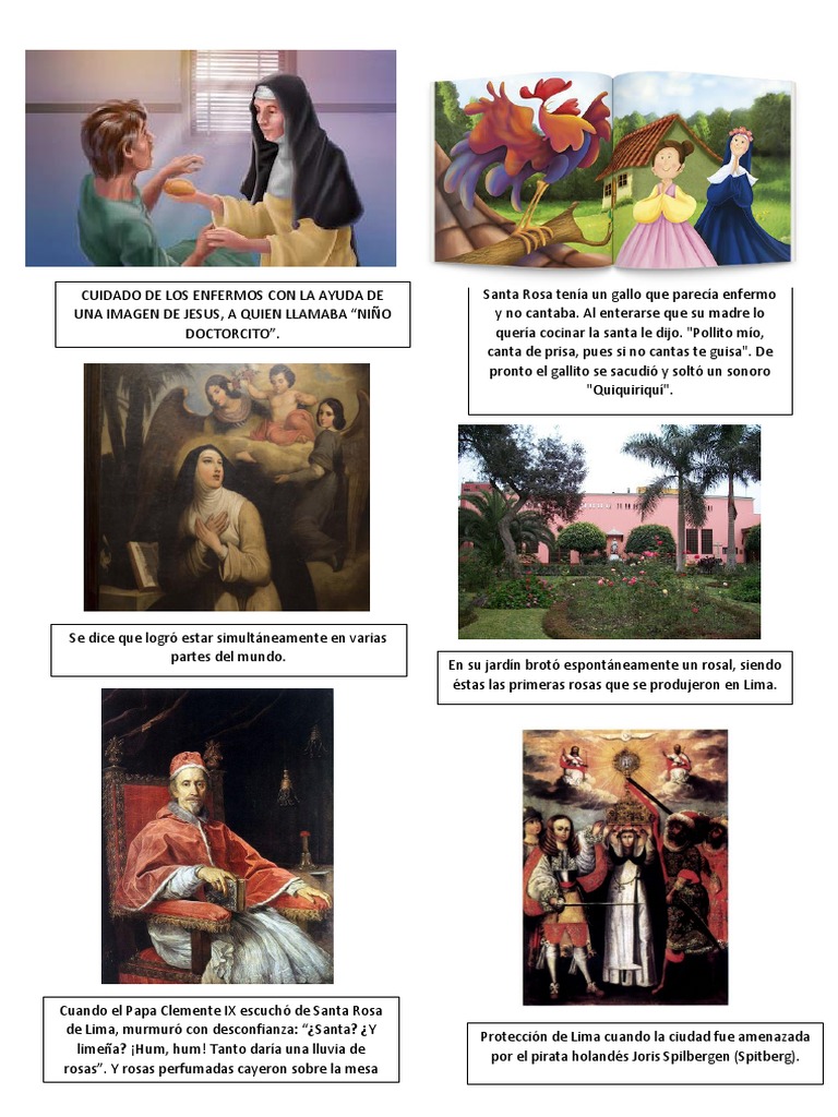 Los Milagros De Santa Rosa De Lima Pdf