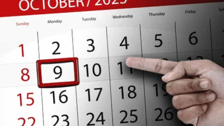 Lunes 9 De Octubre Feriado