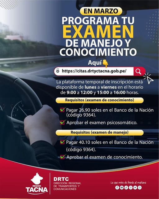 Mtc Tacna Citas