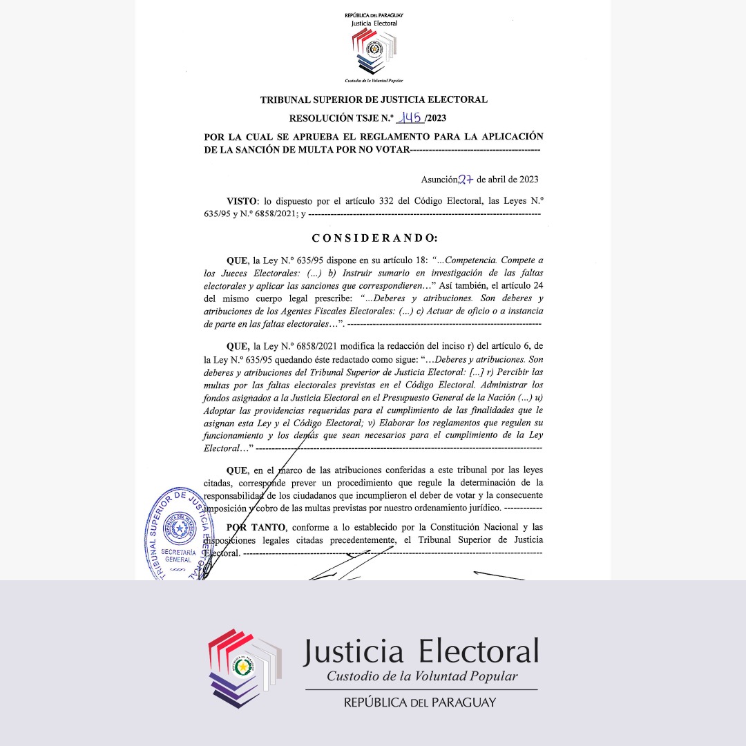 Multas Por No Votar 2021