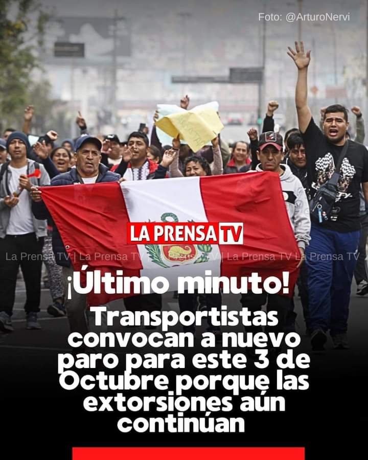 Paro Nacional 3 De Octubre