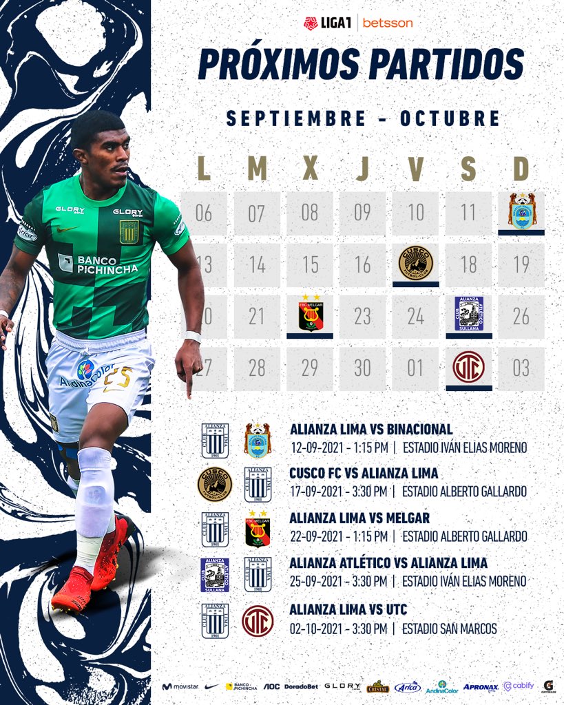 Partidos De Alianza Lima 2021