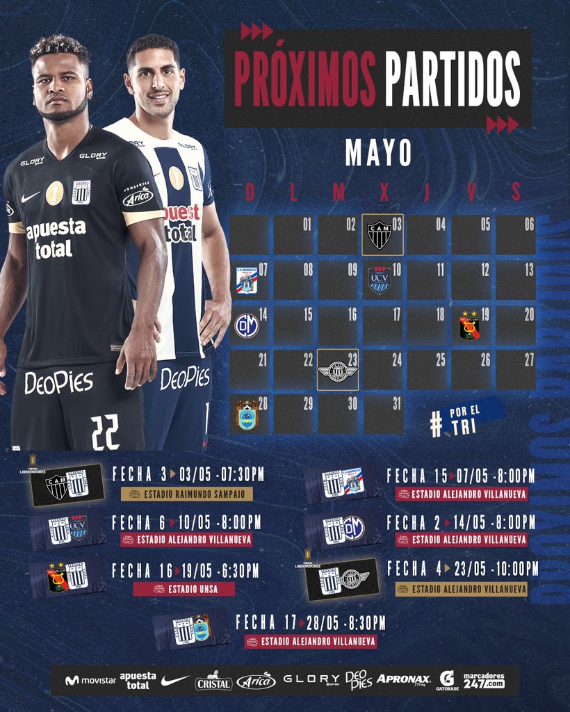 Partidos De Alianza Lima 2023